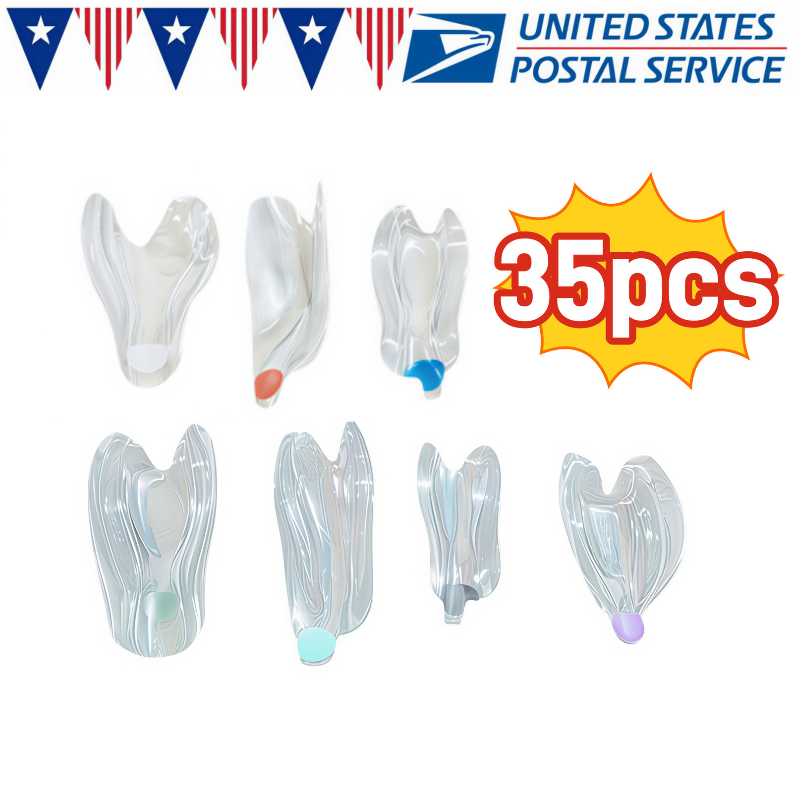 35pcs Dental Clear Matrix Anterior Restorative BT Bow Matrices Fit BioClear