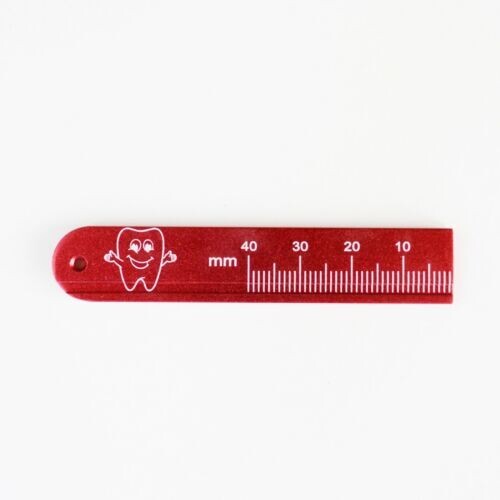 5Pieces Dental Aluminum Metal Endodontic Endo Ruler 5 Colors