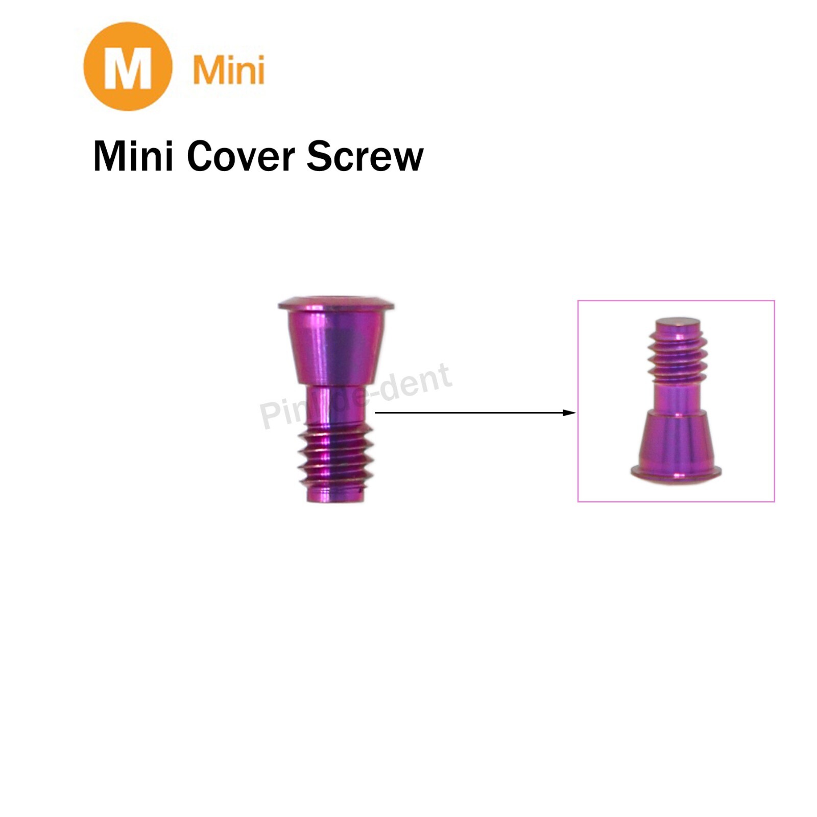 Dental Healing Abutment Caps Regular Mini Cover Screw Platform Fits Oss Hiossen