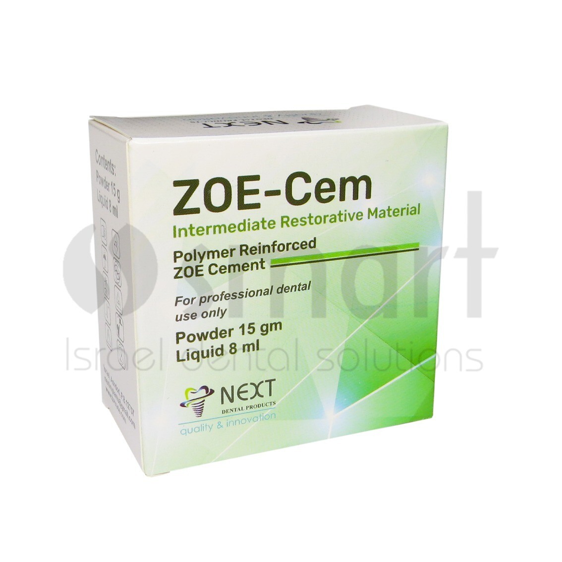 LOTx3 ZOE CEM Polymer Reinforced ZOE Cement Intermediate Restorative material