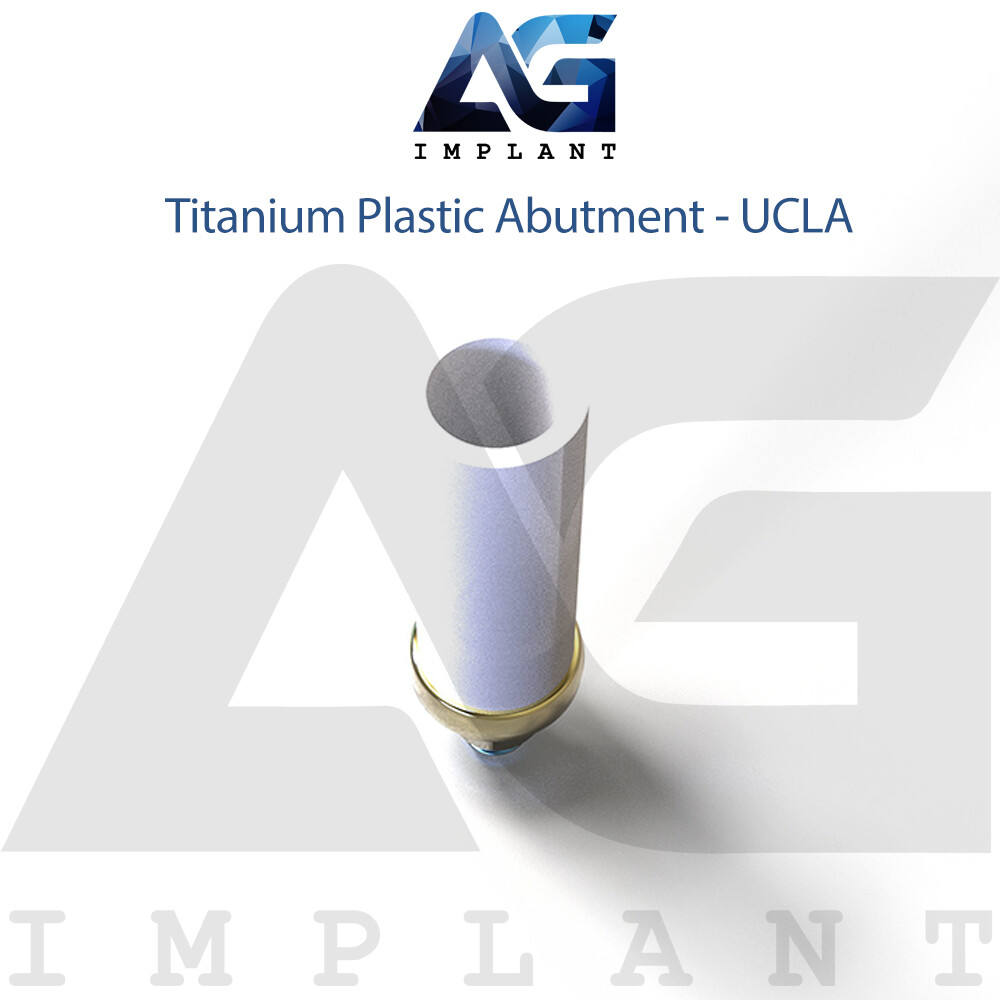 5 Titanium Base Anti Roatational Plastic Castable Abutment UCLA Int Hexagon