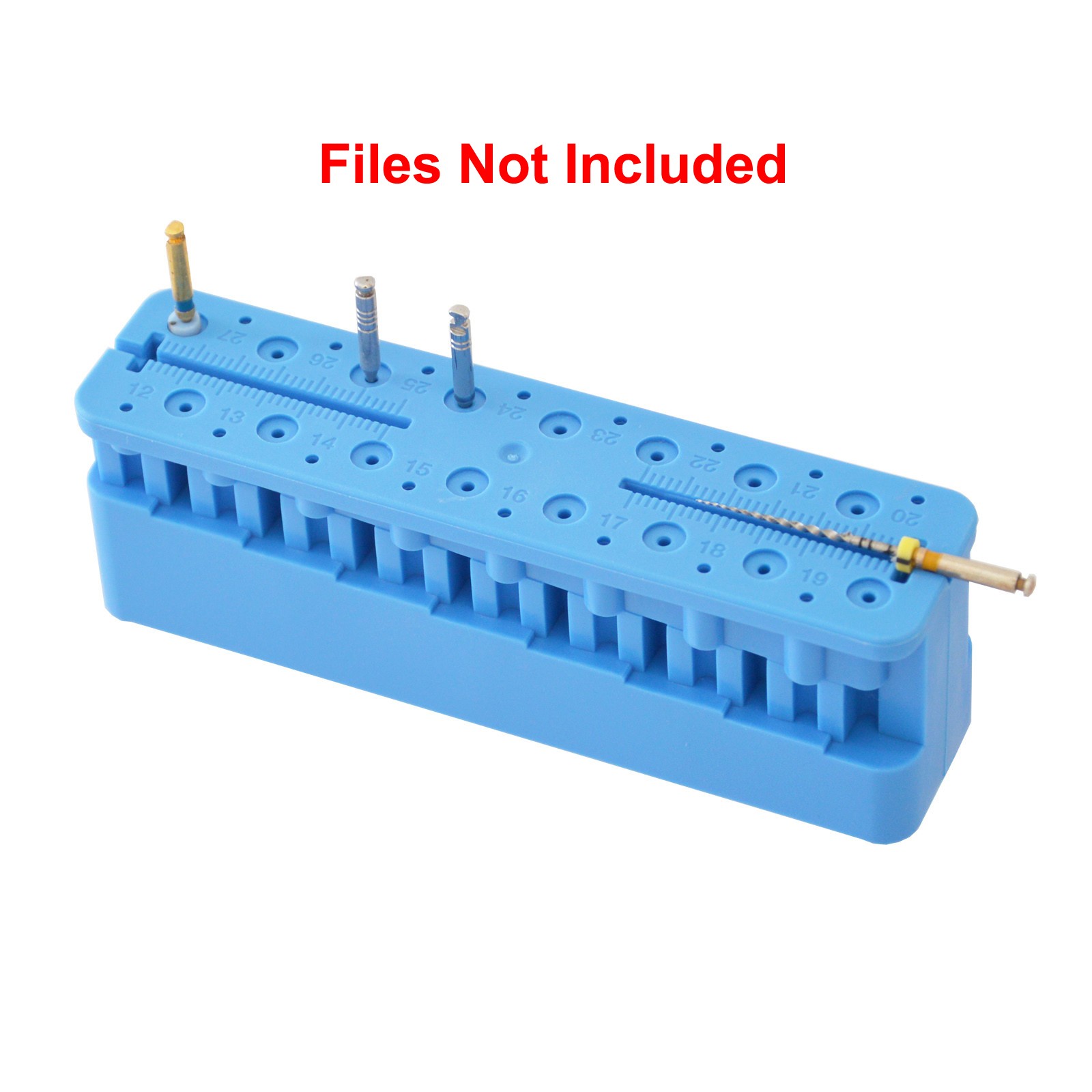 1x New Dental Endo Measuring Block Endodontic File Holder Ruler Autoclavable
