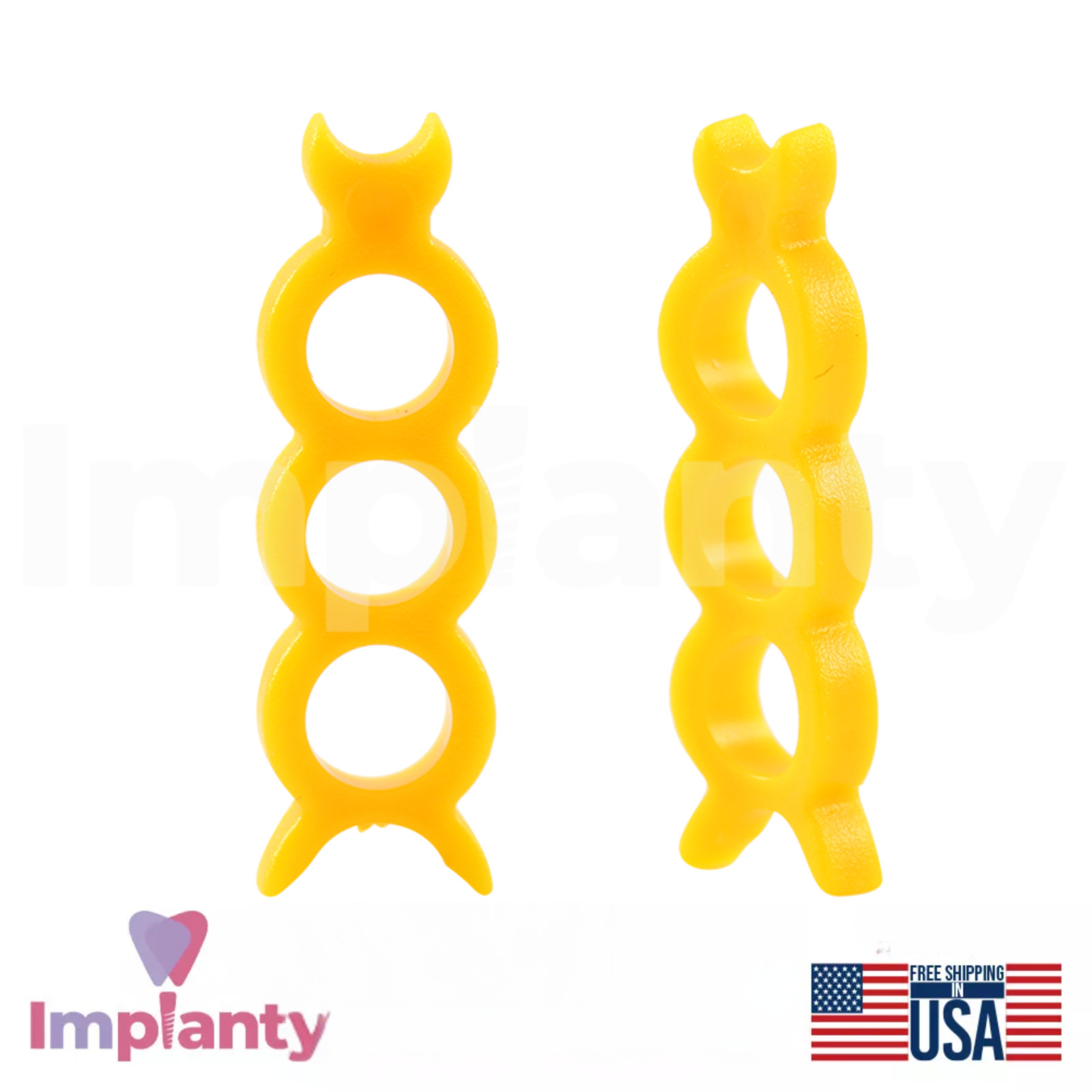 Dental OT Unilateral Extracoronal Attachment Kit Ball Micro Sized Silicone Caps