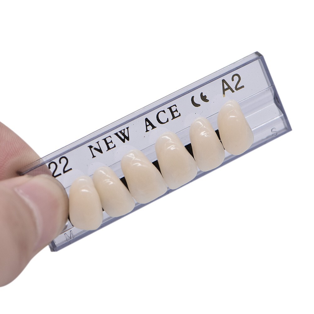 1/3/5Box 22#A2 Dental Acrylic Resin Denture Full Set Teeth Upper Lower Shade US