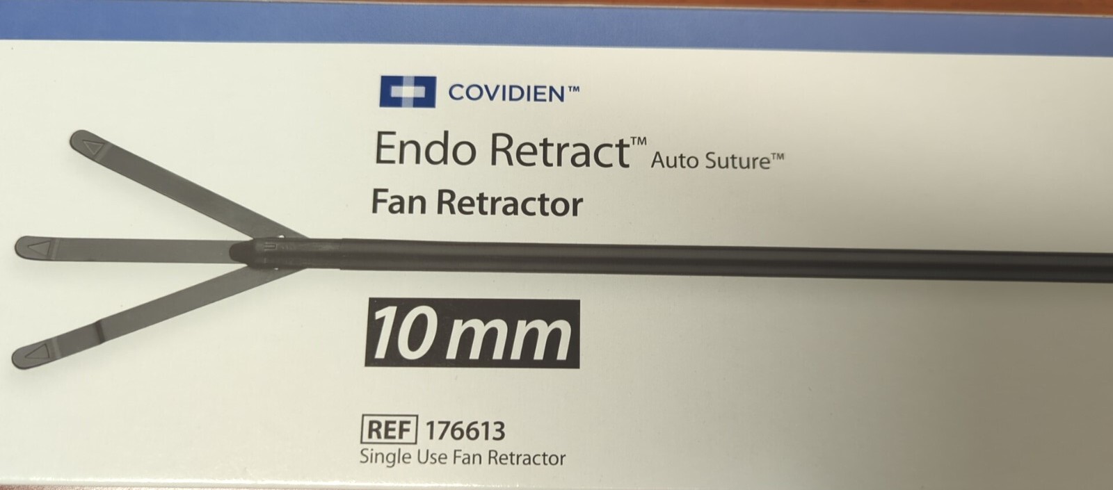 Covidien Endo Retract Auto Suture Fan Retractor REF# 176613