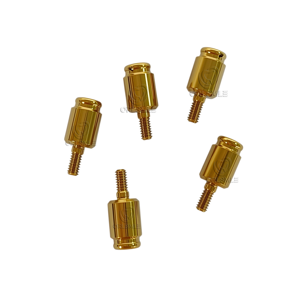 Locator abutment with Standard males caps fit to Zimmer TSV 4.5 GH1-6