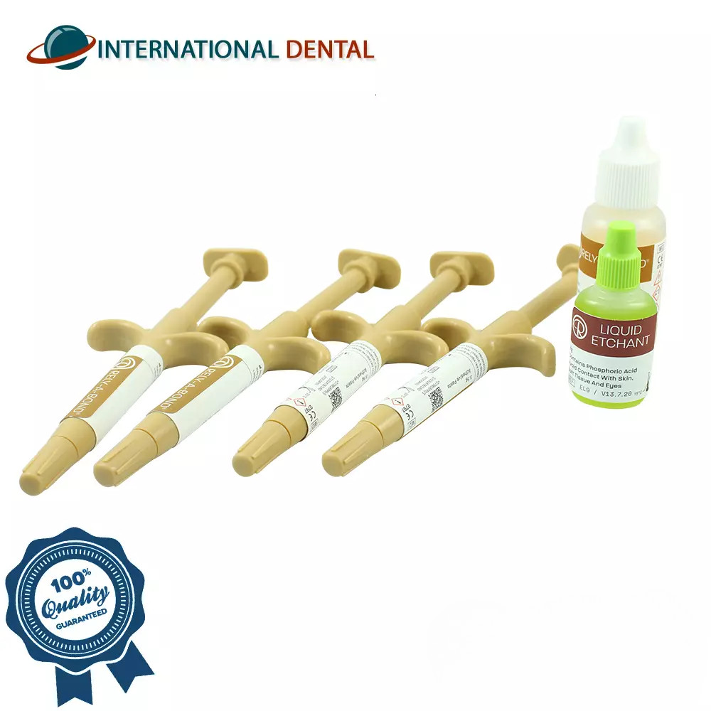 Dental Reliance Ortho Rely-A-Bond Syringe Kit Bonding Brackets Paste Self-harden