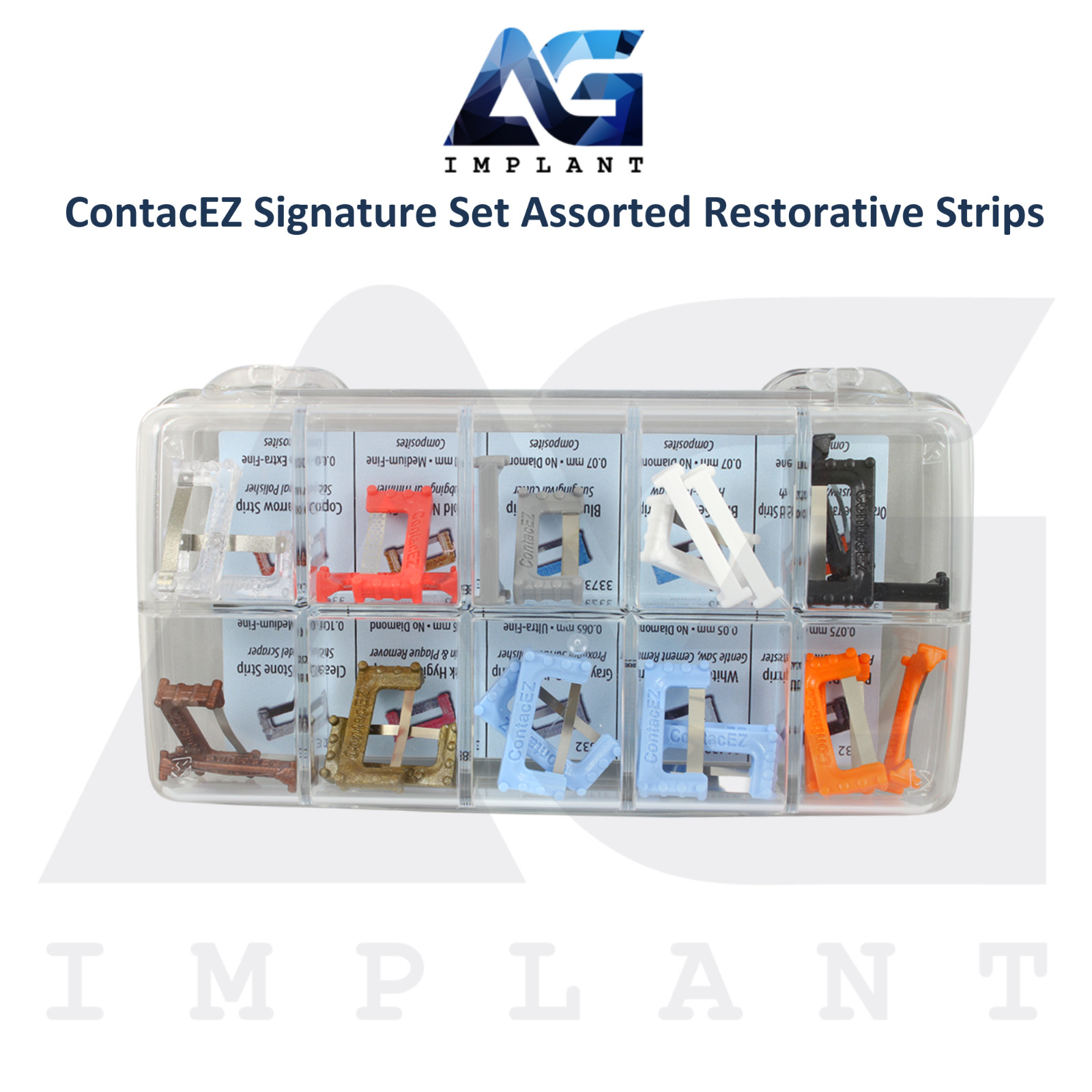 ContacEZ Signature Set Assorted Restorative Strips Precision Dental System 24pcs