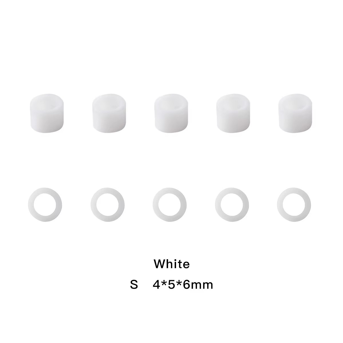 200Pcs Dental Hygienist Instrument Silicone Color Code Rings Autoclavable S+L