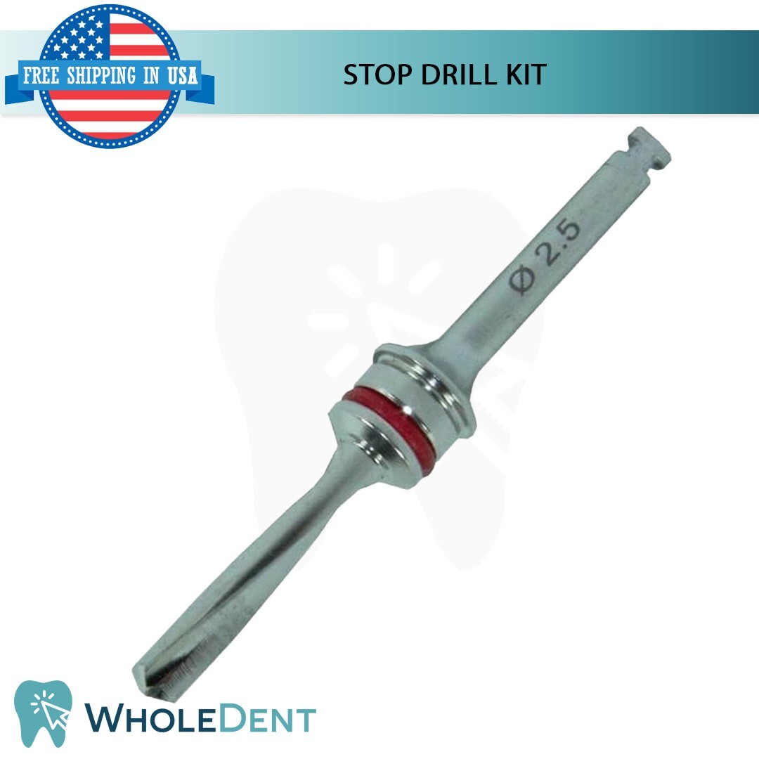 Surgident Cylinder Drills Stopper Kit Dental Dentistry Tool Instrument