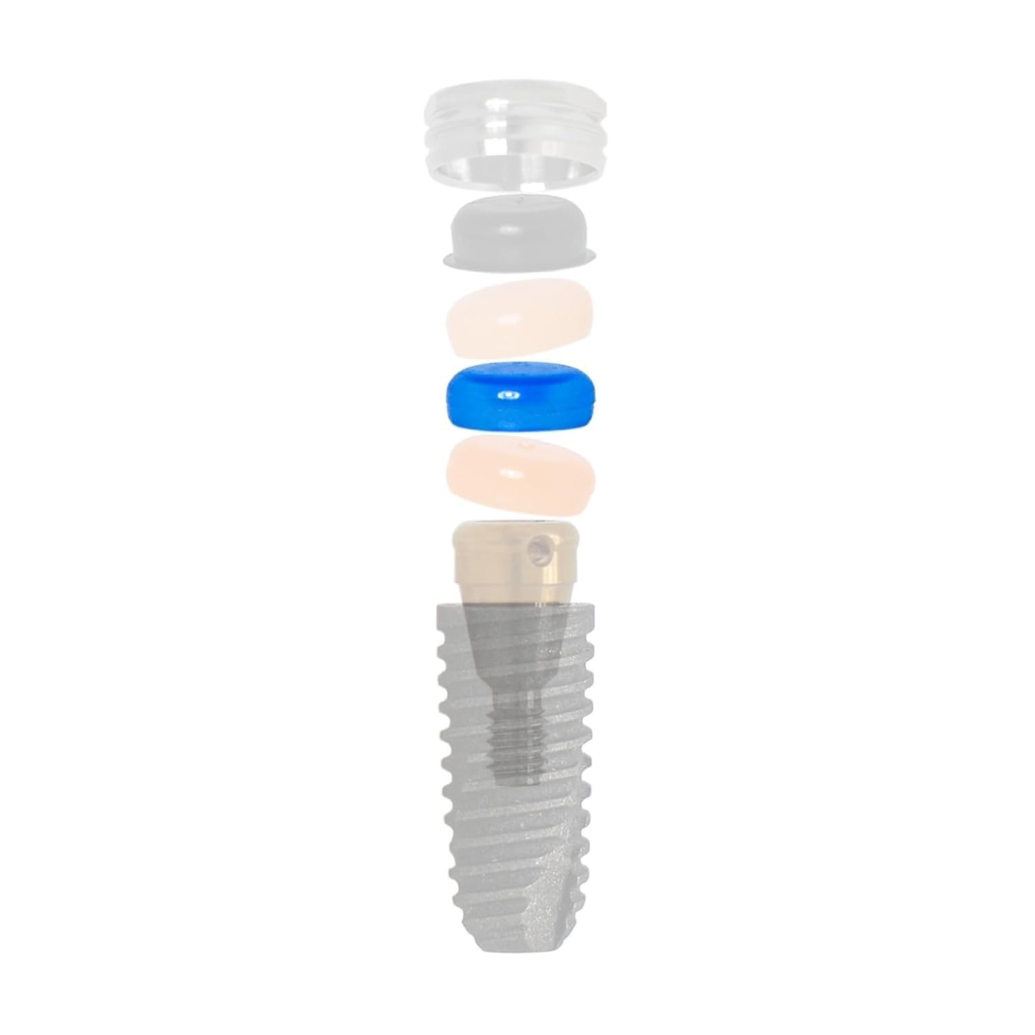 Overdenture Retention Caps Tool Kit – Male Cap Replacement & Extraction (4pcs)