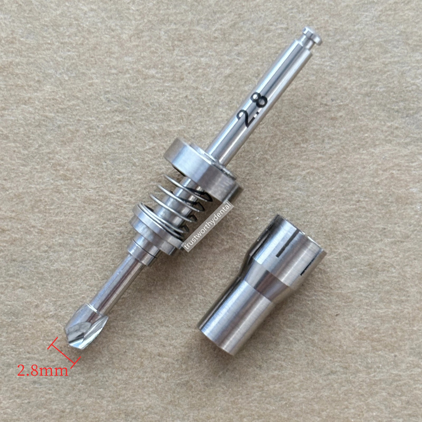 φ2.8 Dental Bon Harvest Spring Drill Trephine Bur Self-grinding Collector