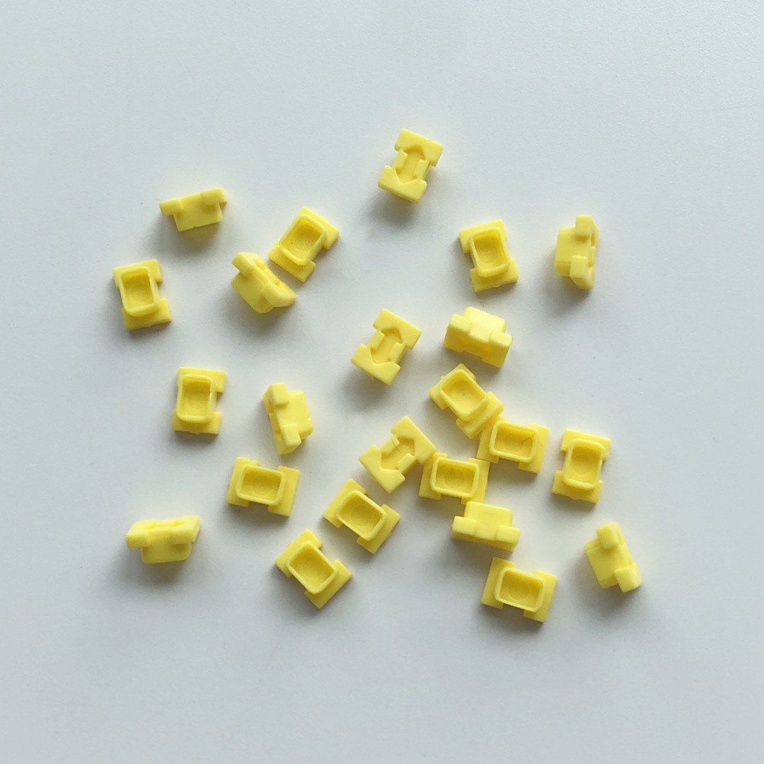 20Pcs Dental ITI NC lmpression Coping Caps Closed Tray Plastic Caps Transfer USA