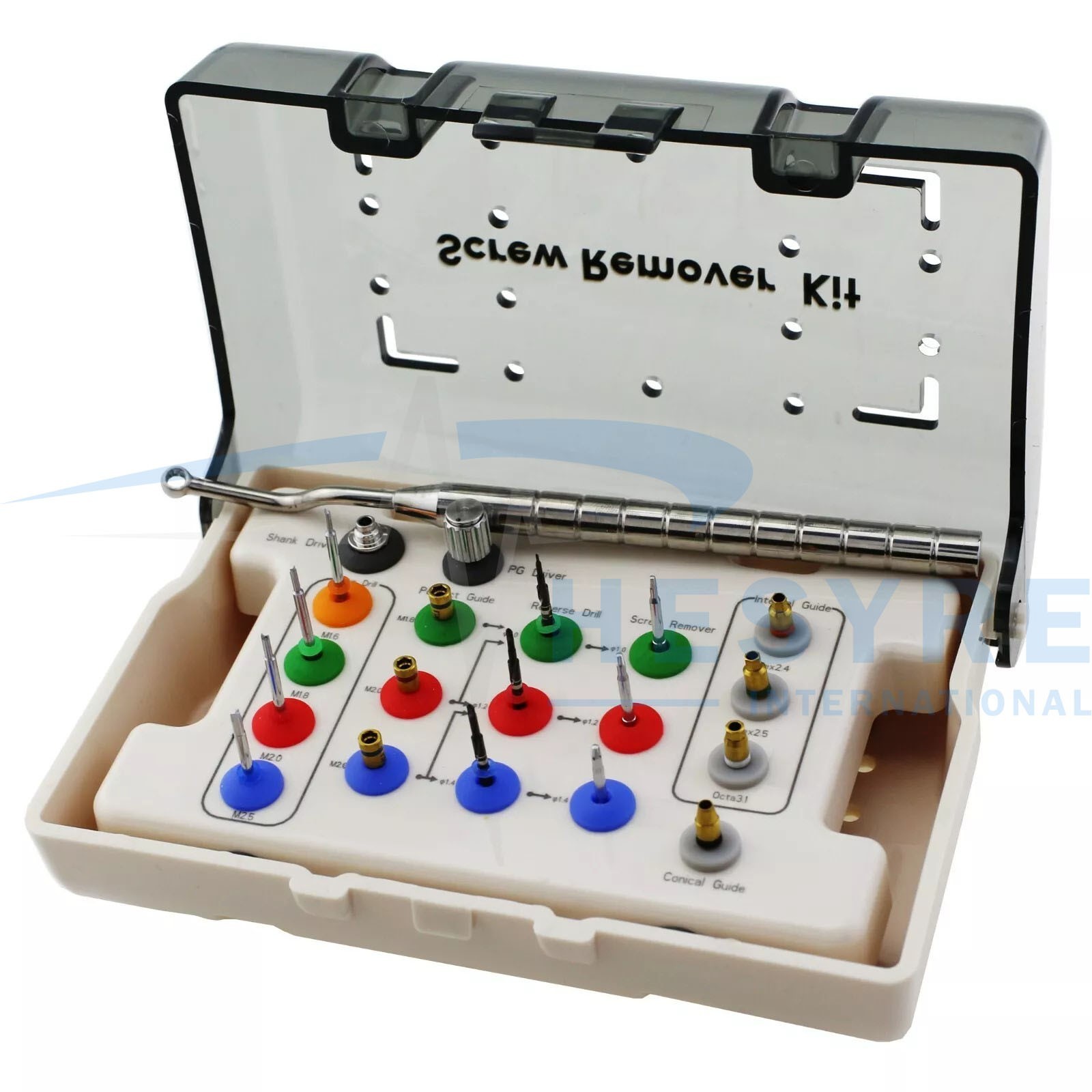 Universal Dental Broken Screw Removal Kit Reverse Drill Screwdrivers
