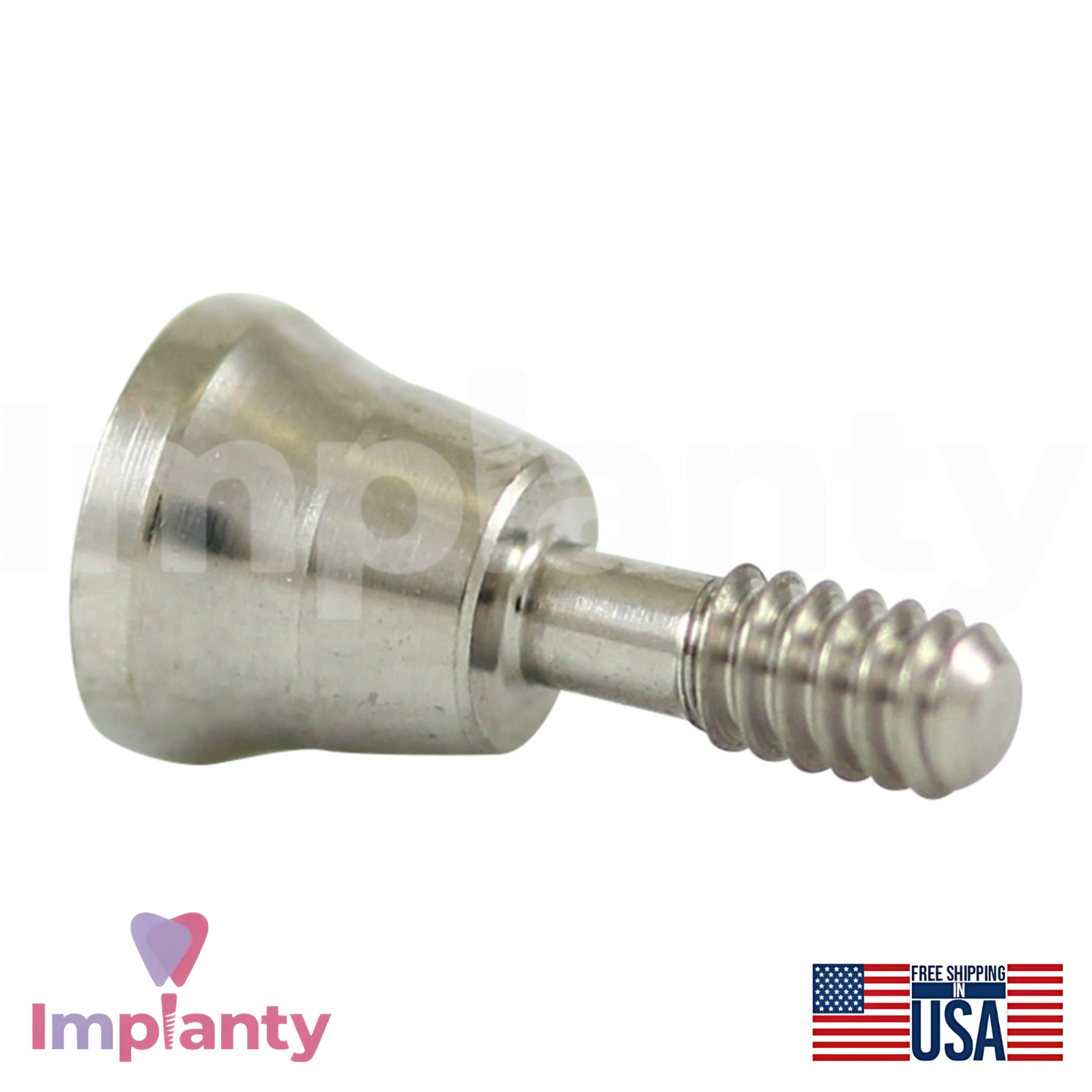 10x GDT Conical Hex 2.25mm Connection Titanium Dental Fixture Set NP Ø3.5mm