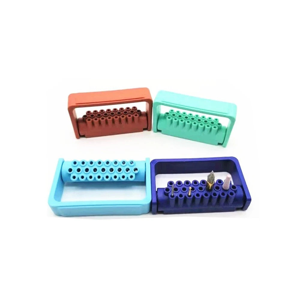 Dental Endo Bur Files Block FG RA Polishing Organizer Autoclave Disinfection Box