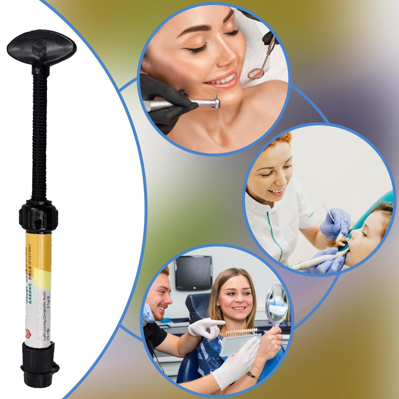 Supplement Syringe Tooth Filler Tooth Repair Resin Teeth Putty Bonding Glue
