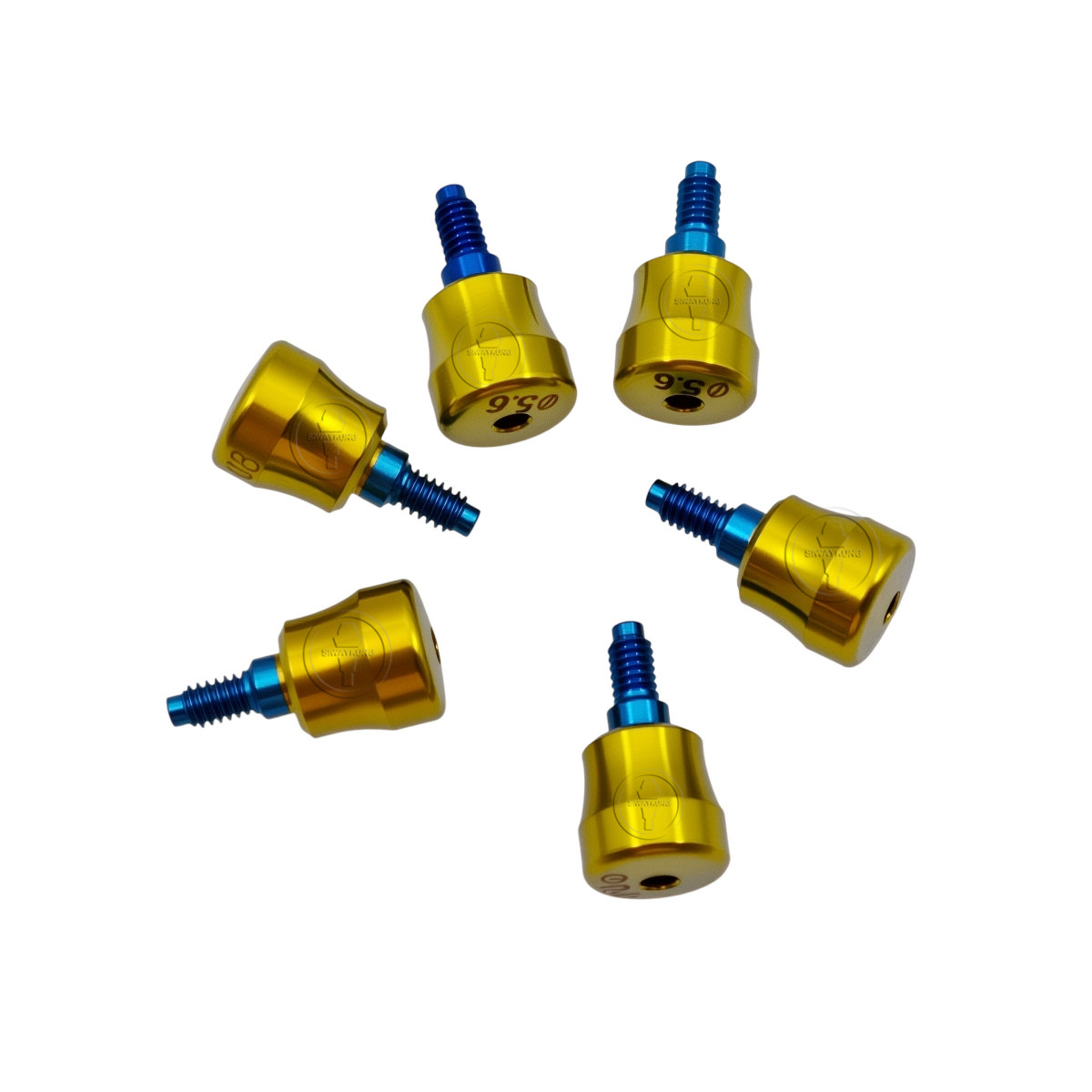 10 pcs Concave Healing cap healing abutment Gingiva formers fit to MIS Seven