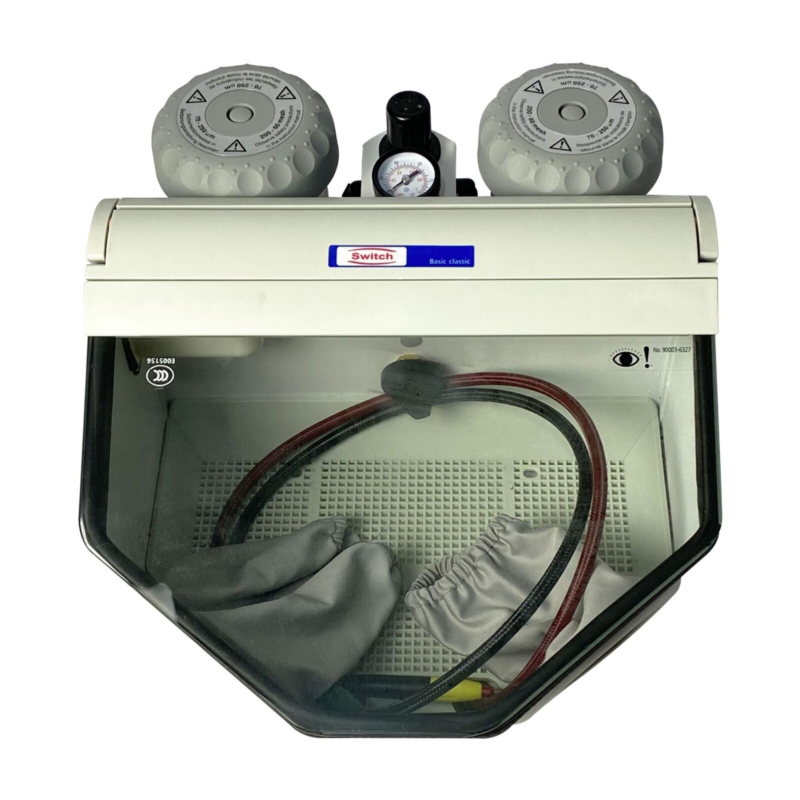 Dental Lab Equipment Twin Pen Sandblasting Machine Dental Sandblaster Unit