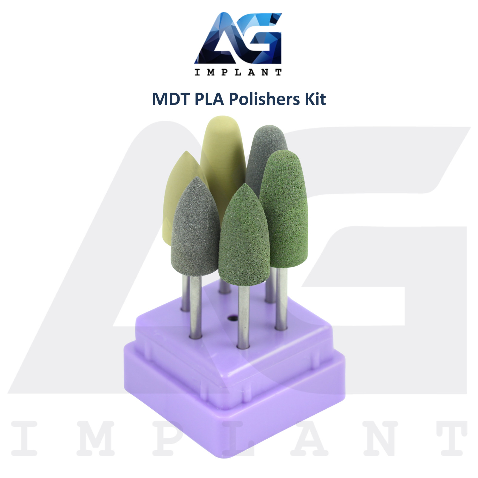 MDT Dental PLA Polishers Kit Acrylic Polishing System Finishing Restorations