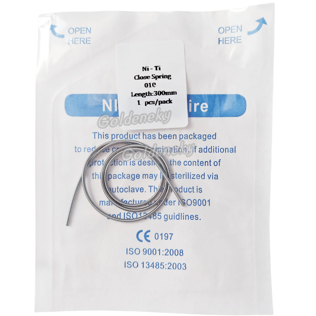 Dental Orthodontic NiTi Closed Coil Spring 010*300mm Fits Any Archwire 1Pcs/Pack