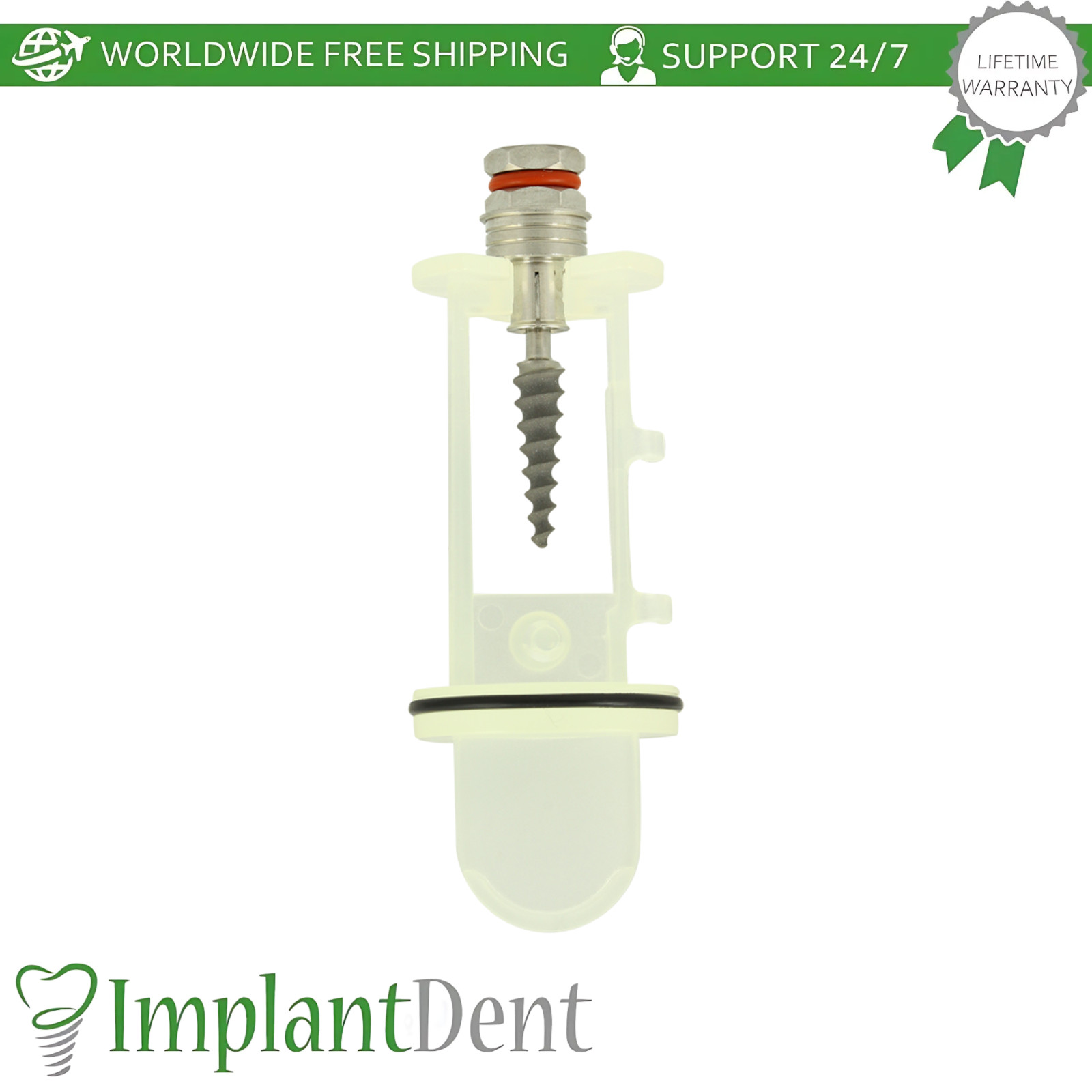 Dental OPIB Flexible Neck One Piece Fixture System RBM Immediate Loading