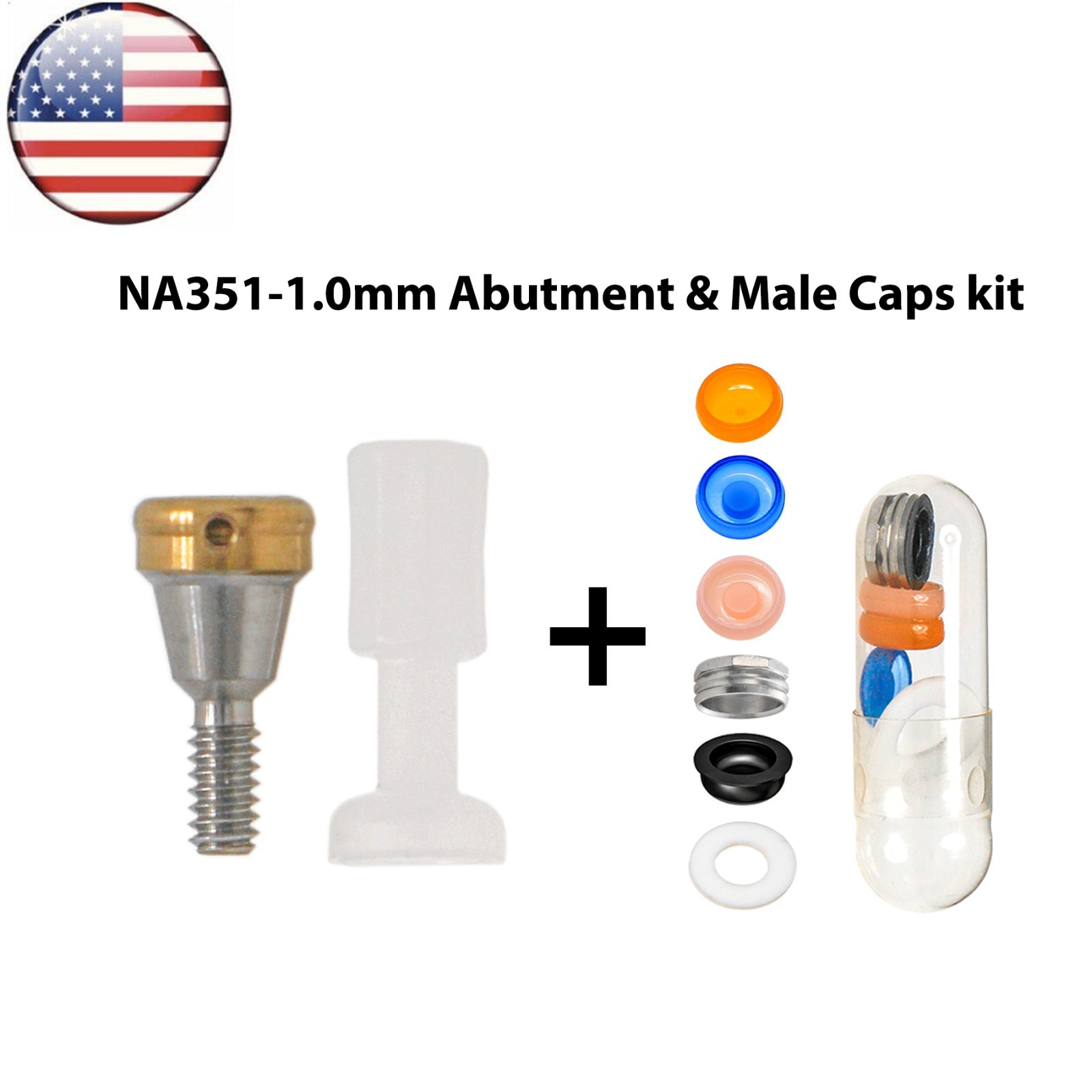 US Dental Locator Tapered Abutment NP Fits Nobel Biocare Active Dia ∅3.5mm