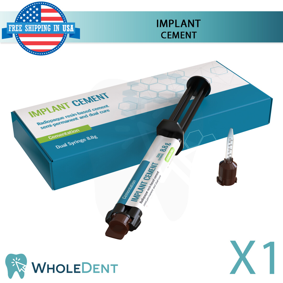 GDT Dental Non Eugenol Temporary Resin Cement For Im plant Retained Crown 8.8gr