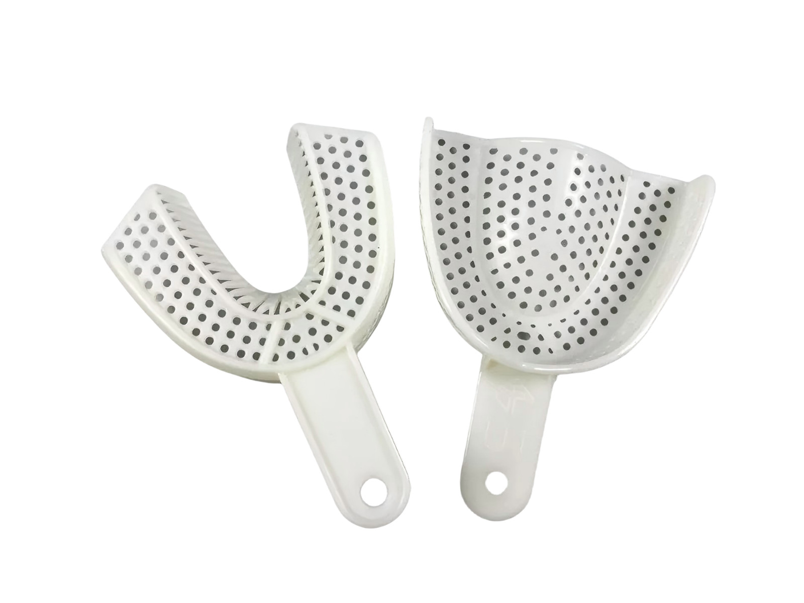 Dental Impression Trays Central Denture Disposable Plastic L/M/S