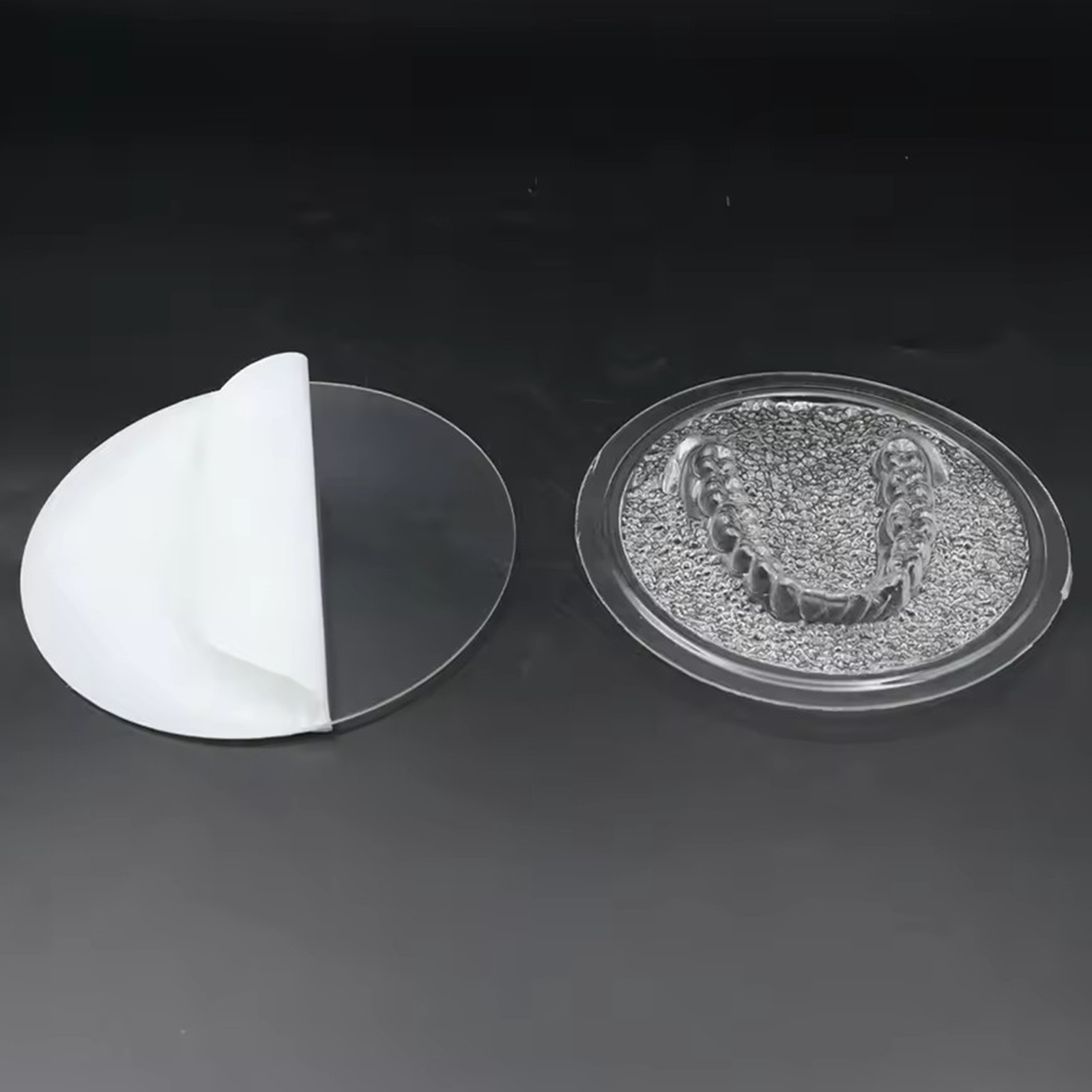 20Pcs Dental Round Splint Thermoforming Material Vacuum Forming Sheet 0.8mm Hard