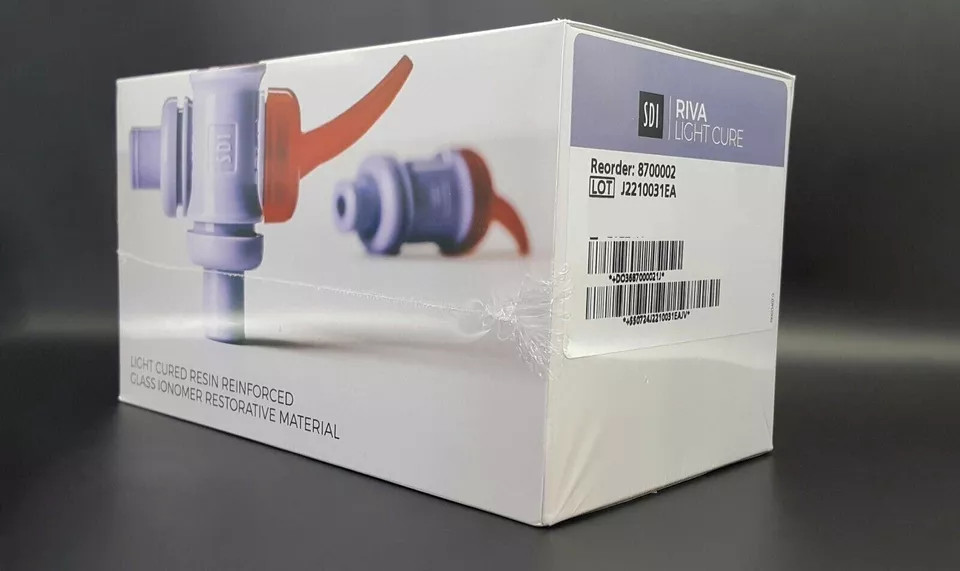 SDI Riva LC Light Cure Resin Reinforced Glass Ionomer Restorative 50 Capsule