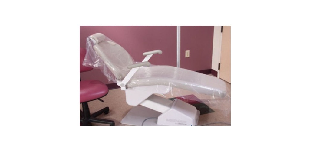 375 Pcs REDLANDS Dental Full Chair Cover Sleeve 29″X80″ Clear Plastic Slip On