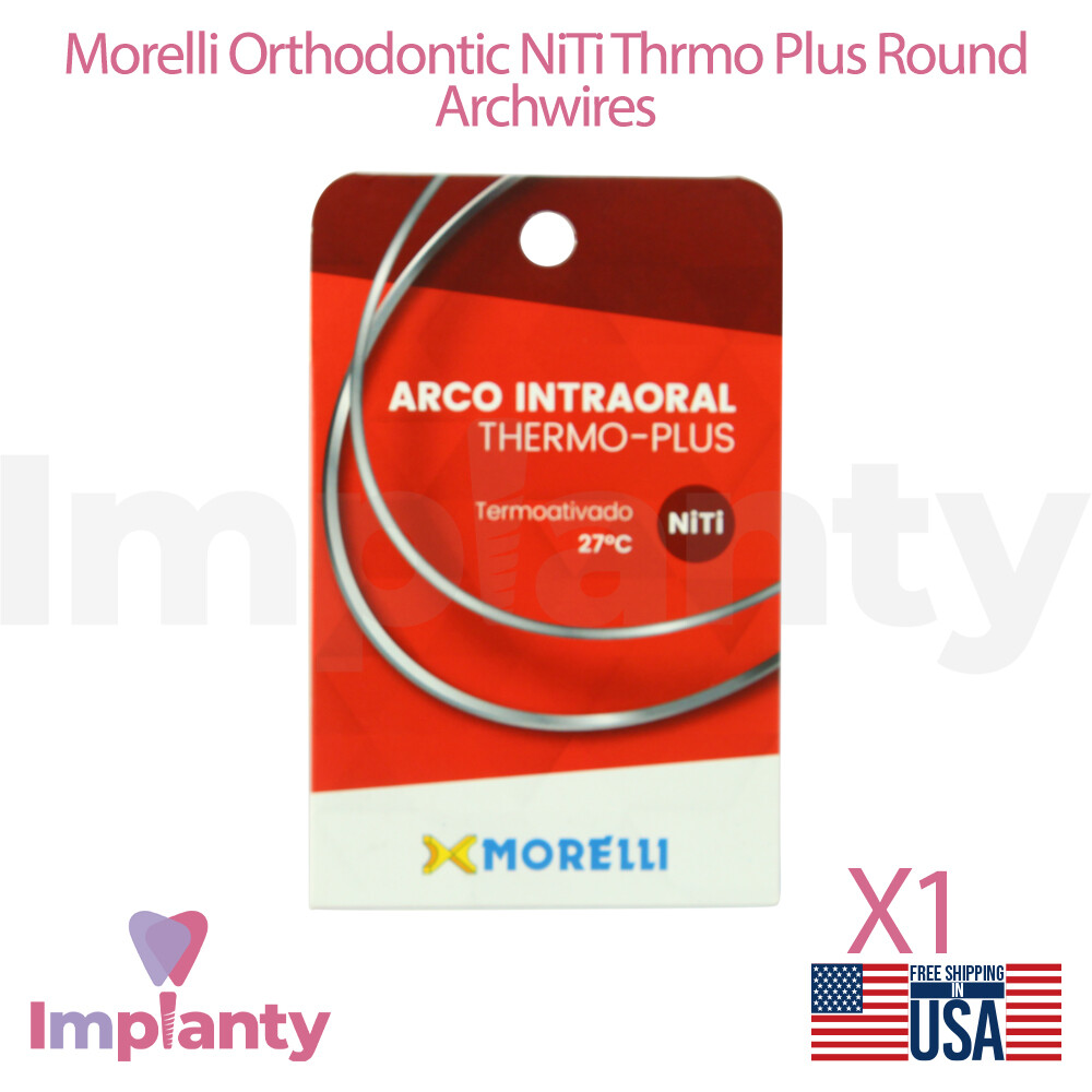 Morelli Orthodontic Alignment NiTi Thermo Plus Intraoral Round Archwire Dental