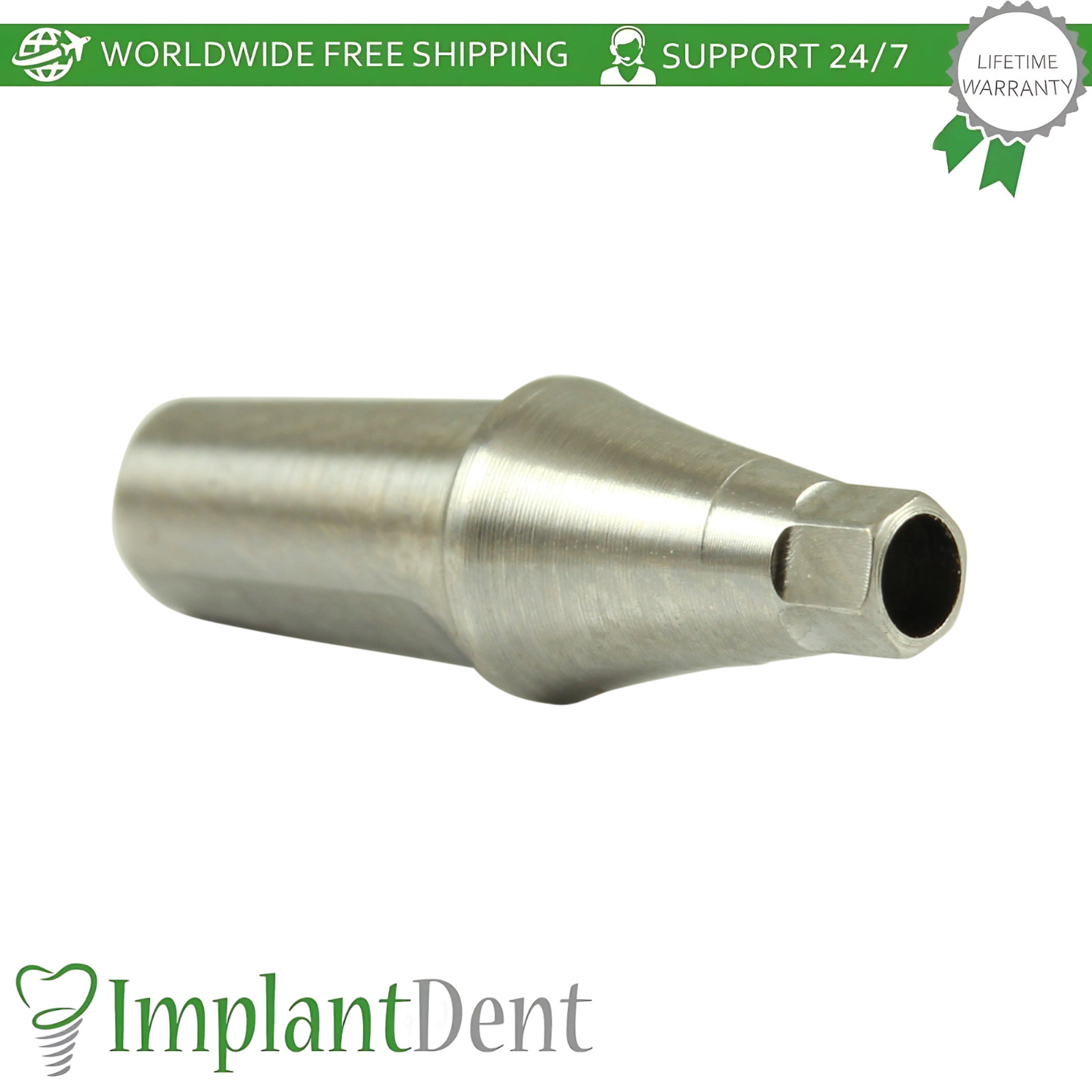 0sstem TS Compatible Mini Platform Straight Dental Prosthetic with Shoulder