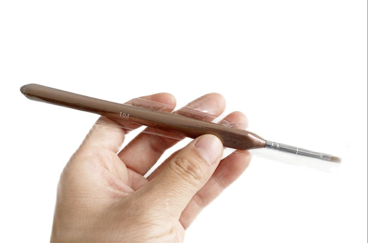 Dental Sable Hair Brush Pen Porcelain Brushes Enamel Silicone Brush Head Enamel