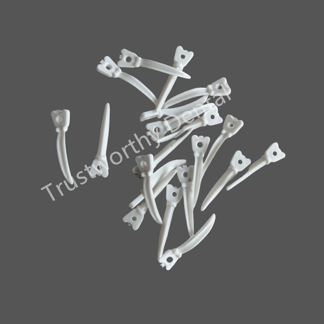 Dental Plastic Interdental Wedges Kit Diamond Matrix Fender Diastema Wedge