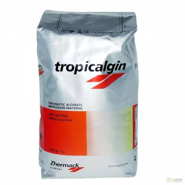 4x Zhermack Dust-Free tropicalgin Color Changing Alginate, Canister Refill