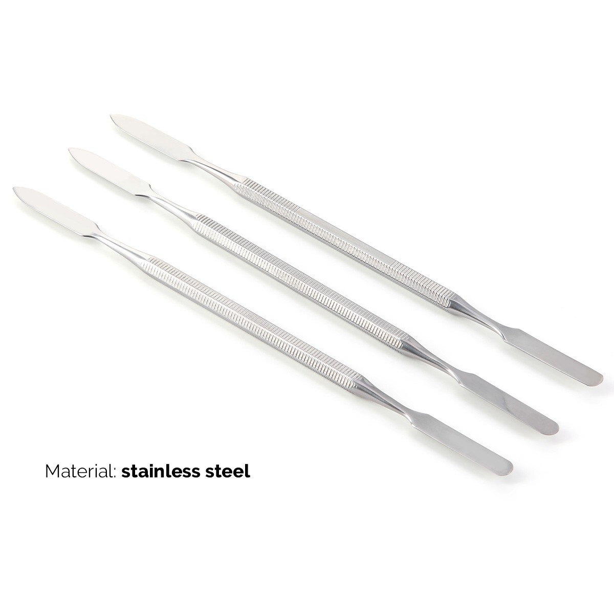 Dental Lab Carvers Stainless Steel Mixing Spatula Tool Double Ended Instrument