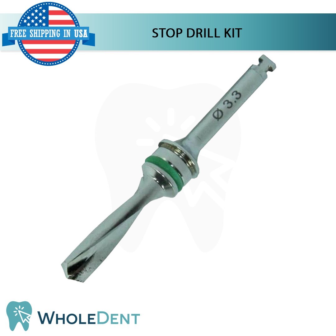 Surgident Cylinder Drills Stopper Kit Dental Dentistry Tool Instrument