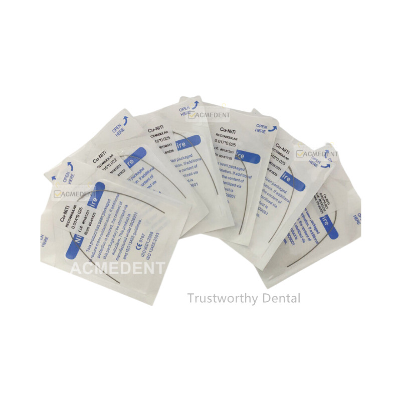Dental Orthodontic Copper Cu-Niti Wires Arch Wire Rectangular Damon Type