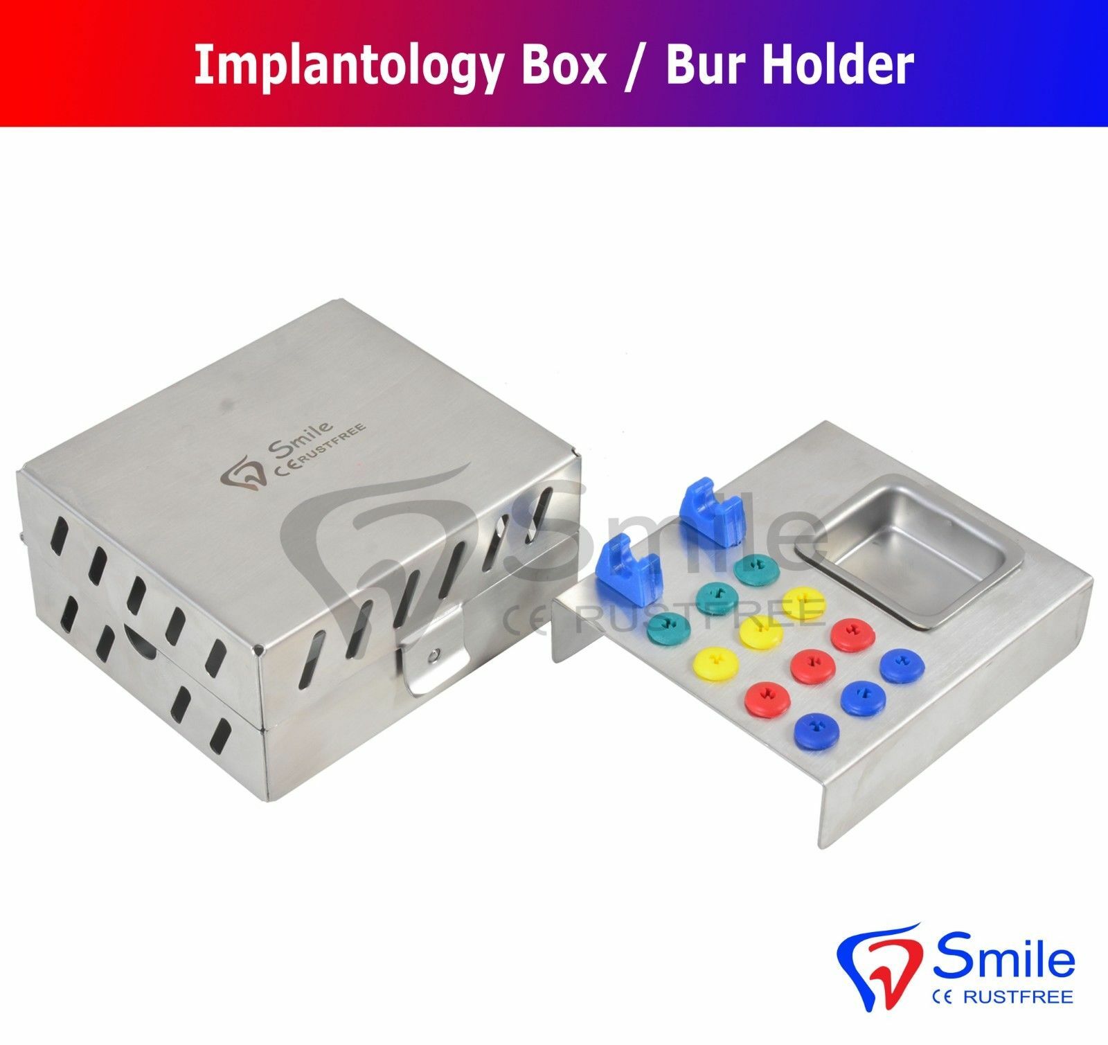 Dental Implant Tools Empty Sterilization Box SD Instruments CE British Brand