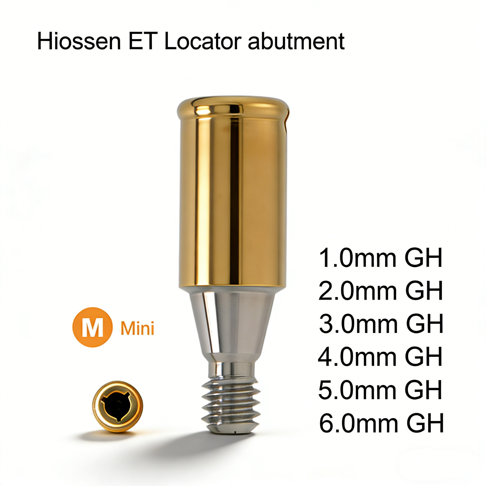 US Dental overdenture Locator Legacy Abutment fit Hiossen ET ZEST locator System