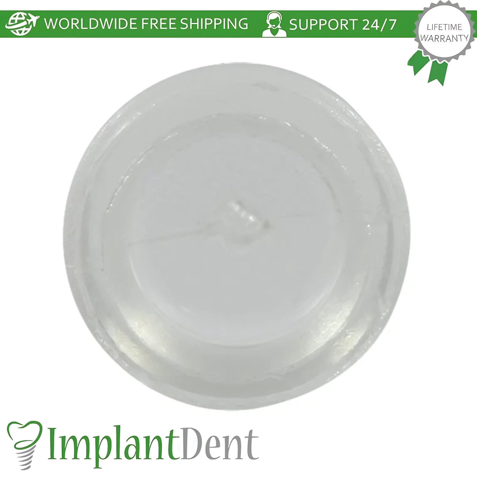 100x Standard Silicone Cap Housing Loc-Low Overdenture Attachment Accessories