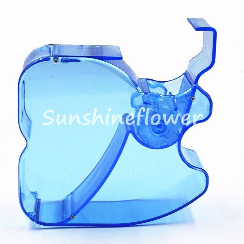 Dental Blue 135℃ Autoclavable Push Style Cotton Roll Roller Holder Molar Shaped