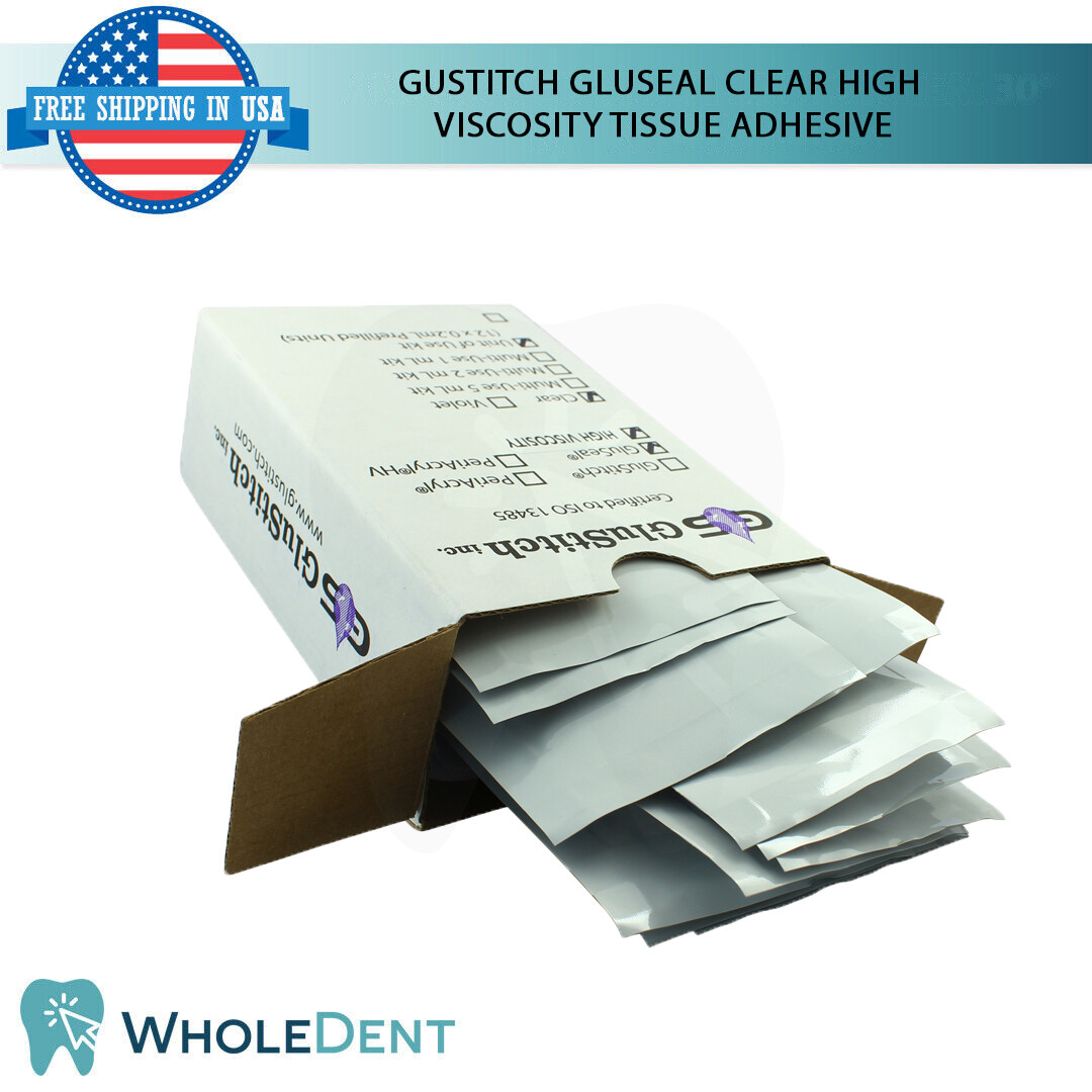 Glustitch Gluseal Clear Oral High Viscosity Tissue Adhesive