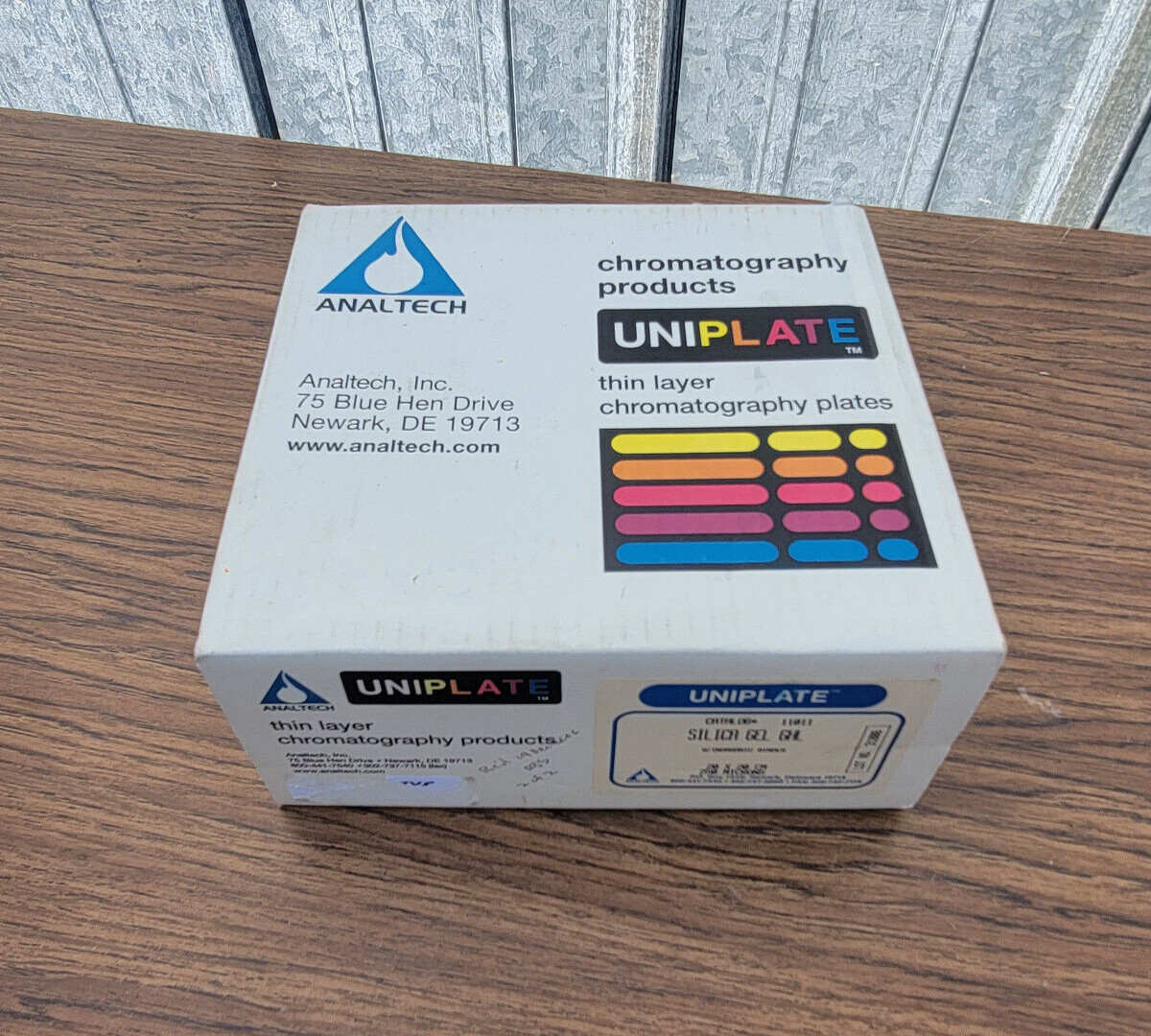 Analtech Uniplate 11011 Silica Gel GHL 20x20cm 250 Microns