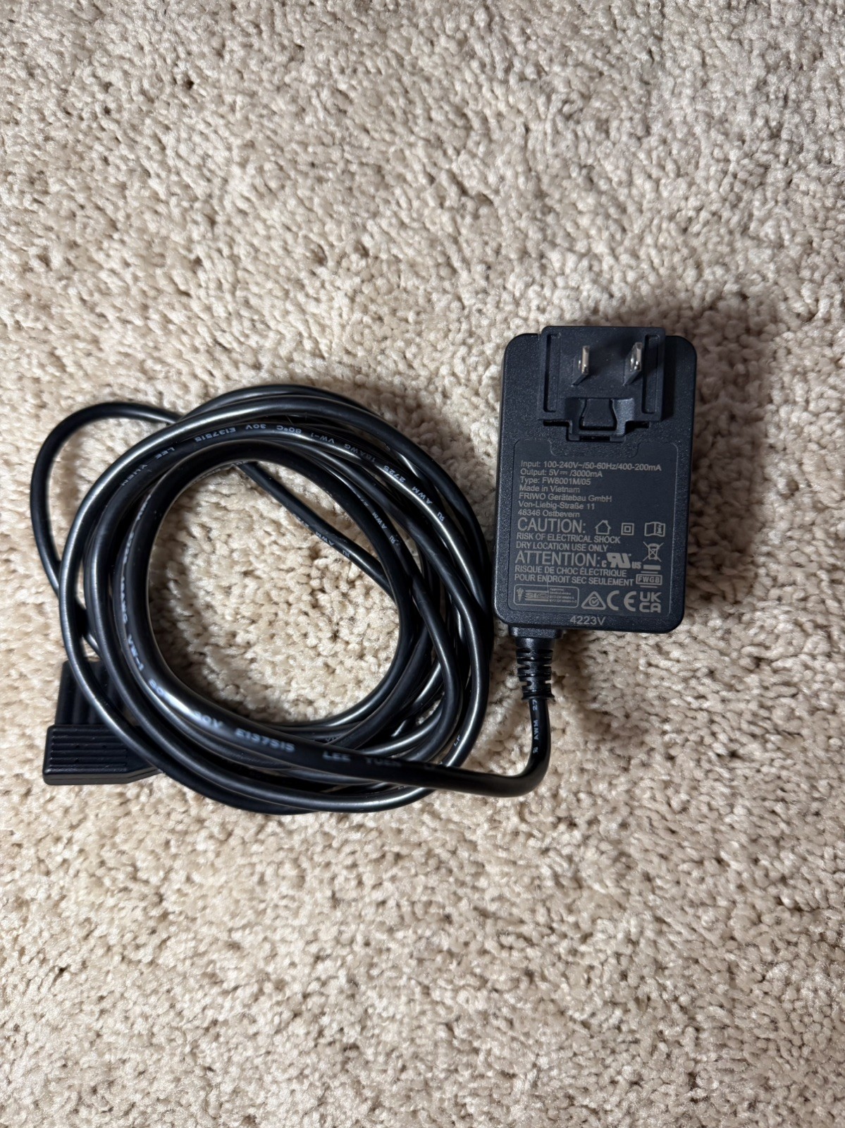 Moog EnteraLite Infinity Enteral Feeding Pump Charger