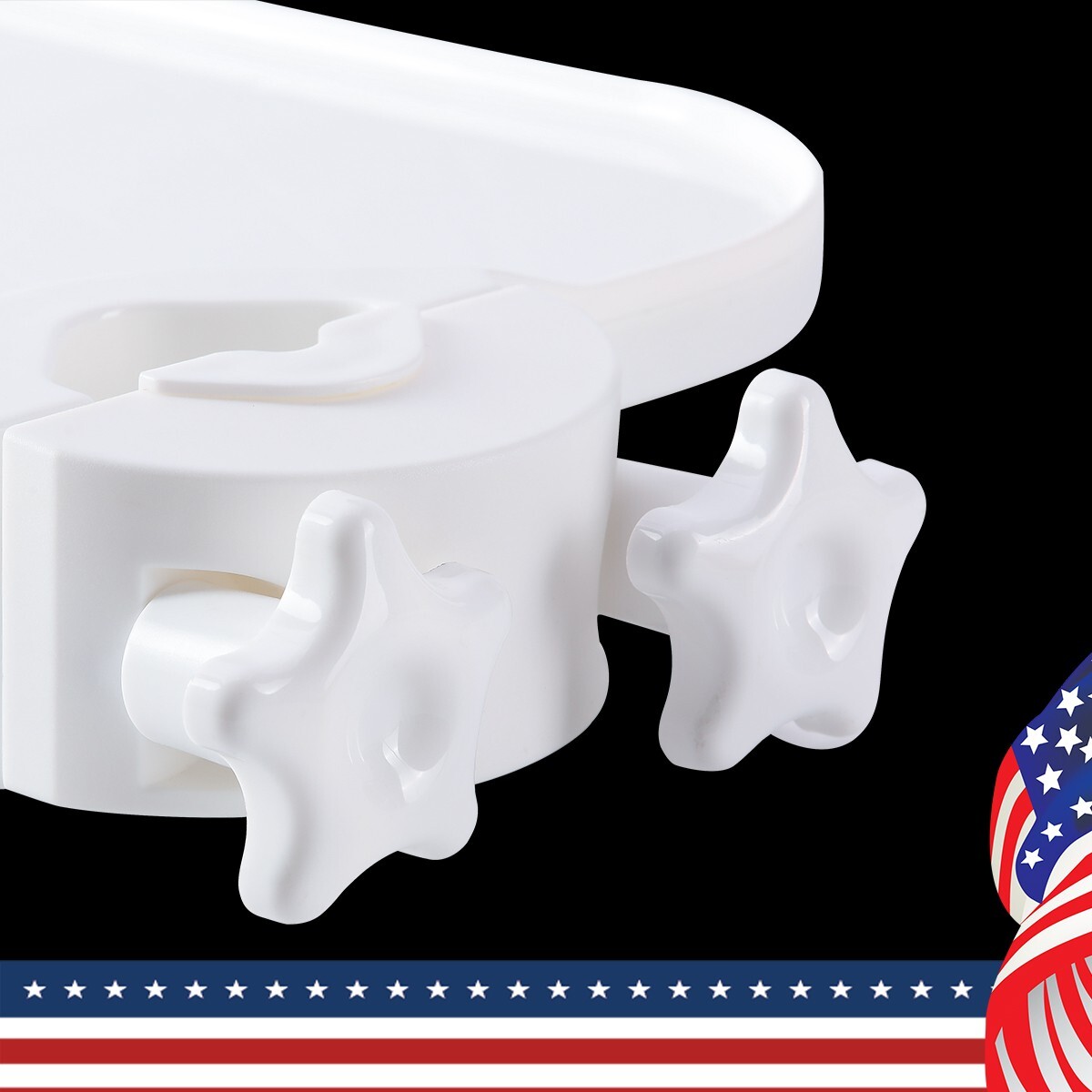 Dental Plastic Post Mounted Tray Table Chair Accessories Adjustable