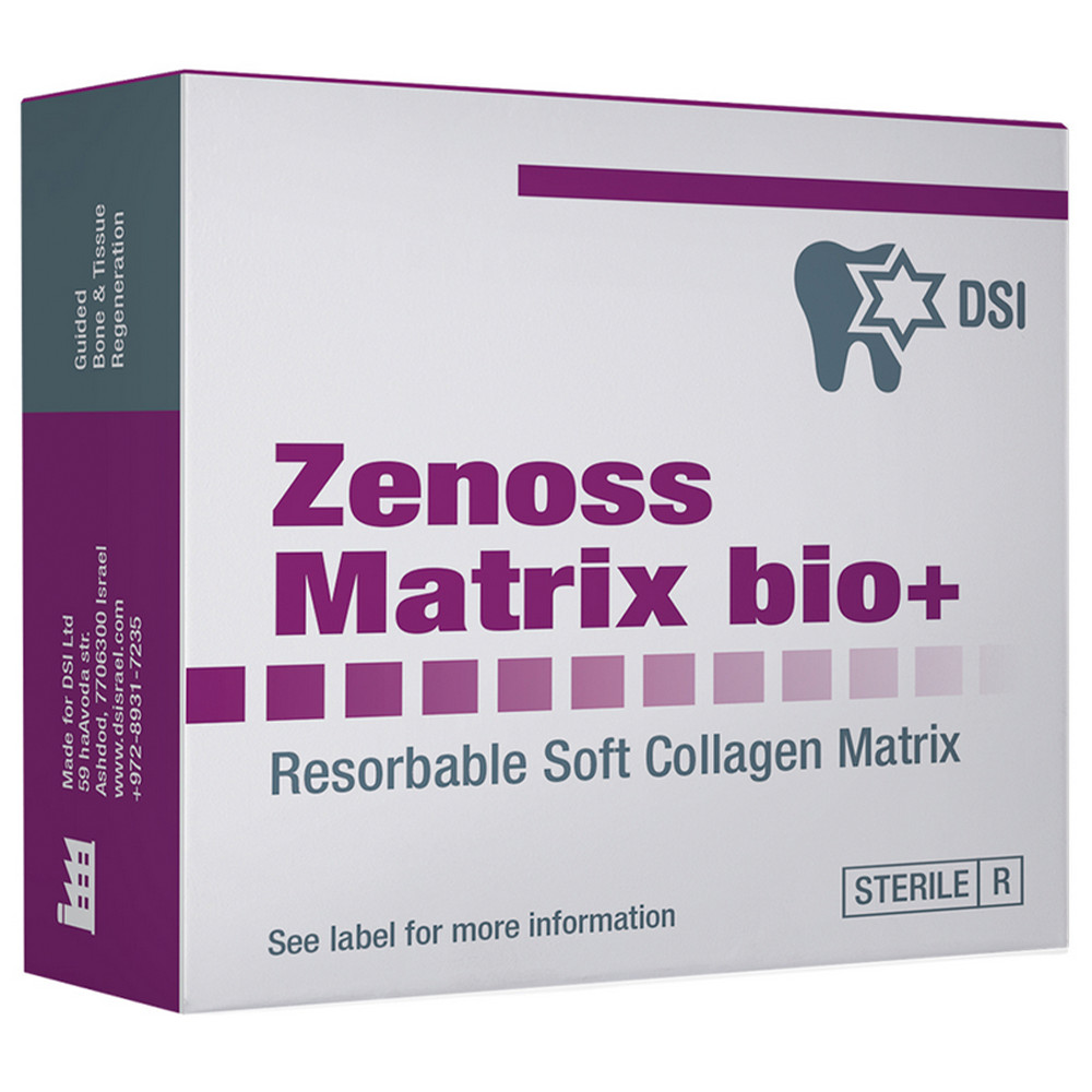 1pcs Dental Zenoss Bio+ Resorbable Collagen Bovine Soft Matrix Membrane