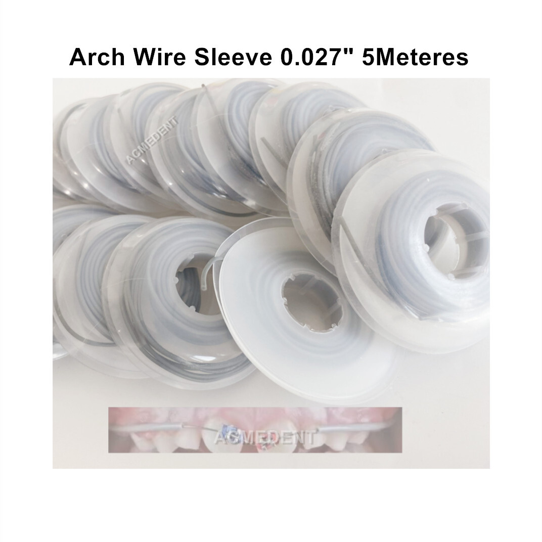 Dental Ortho Archwire Elastic Tube Protective Sleeve Elastomeric Bumper Tube